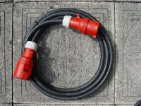 32-Ampere-Drehstromkabel, das gute 6qmm